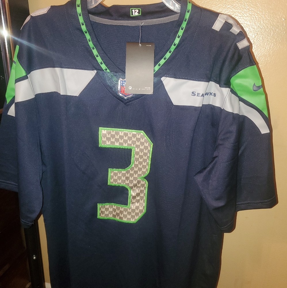 Men's Seahawks Size Large Jerset Wilson #3